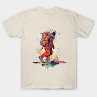 Walking Spaceman T-Shirt